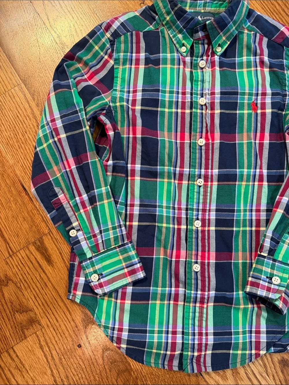 Boy’s Ralph Lauren Button Up/Button Down Shirt. Size S 8. Excellent Condition.